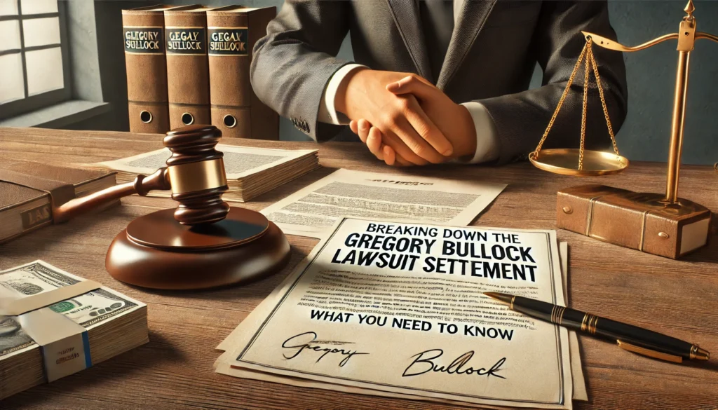 gregory bullock lawsuit settlement