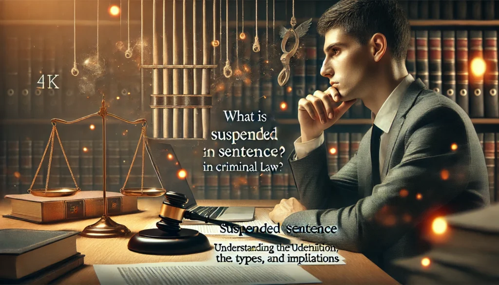 what is suspended sentence in criminal law