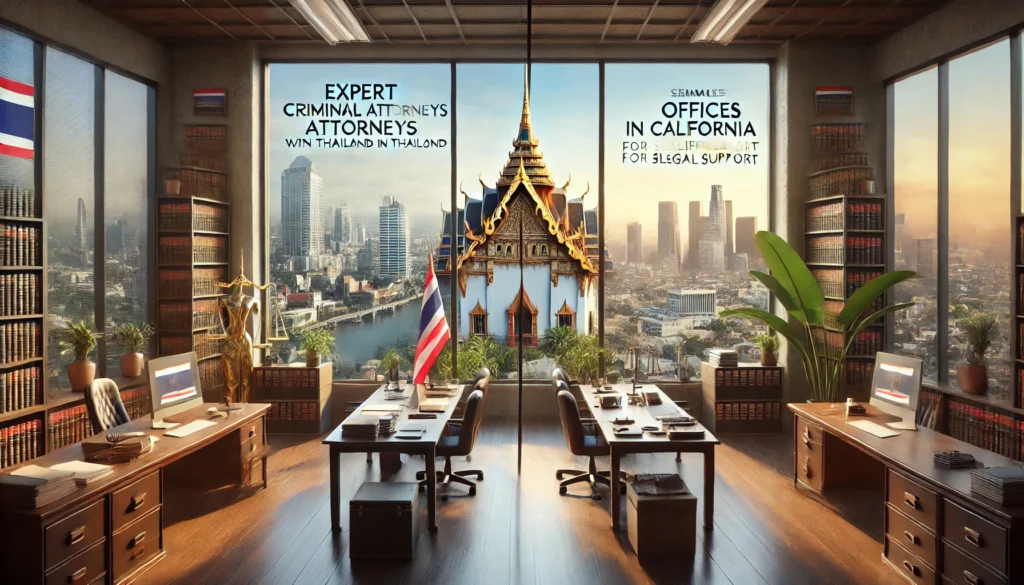 criminal attorneys in thailand with offices in california