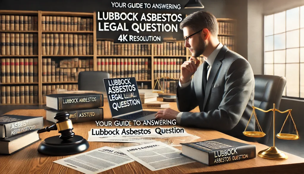 lubbock asbestos legal question